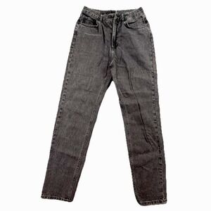 BDG Mom High Rise Jeans Women's 27 Charcoal Gray Straight Leg Denim